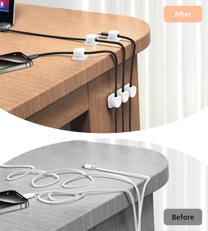 ClipMag – Magnetic Cable Organizer Clips
