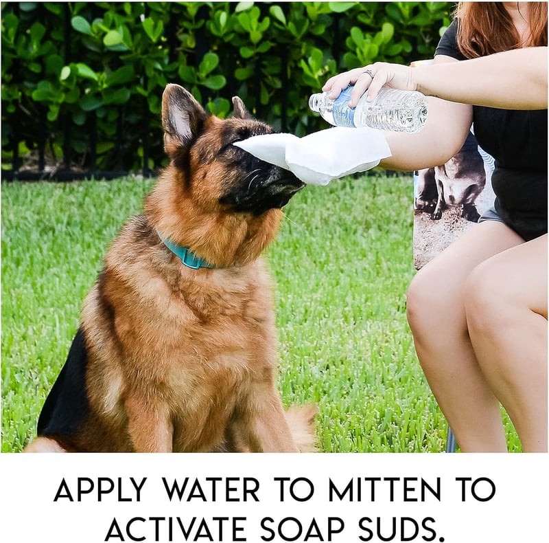 PawFresh – Rinse Free Dog Bath Mitts