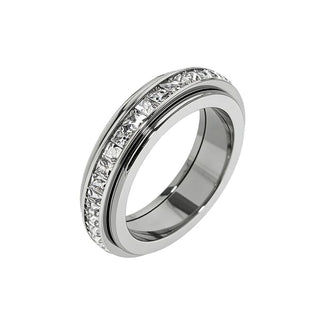 Anxiety Rings for Women and Men  Stainless Steel Spinner Fidget Band Rings