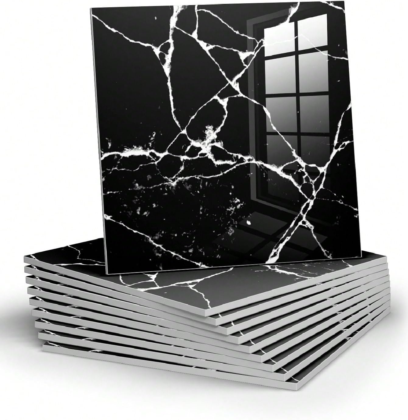 OpulentWall - Marble-Inspired Self-Adhesive Tiles