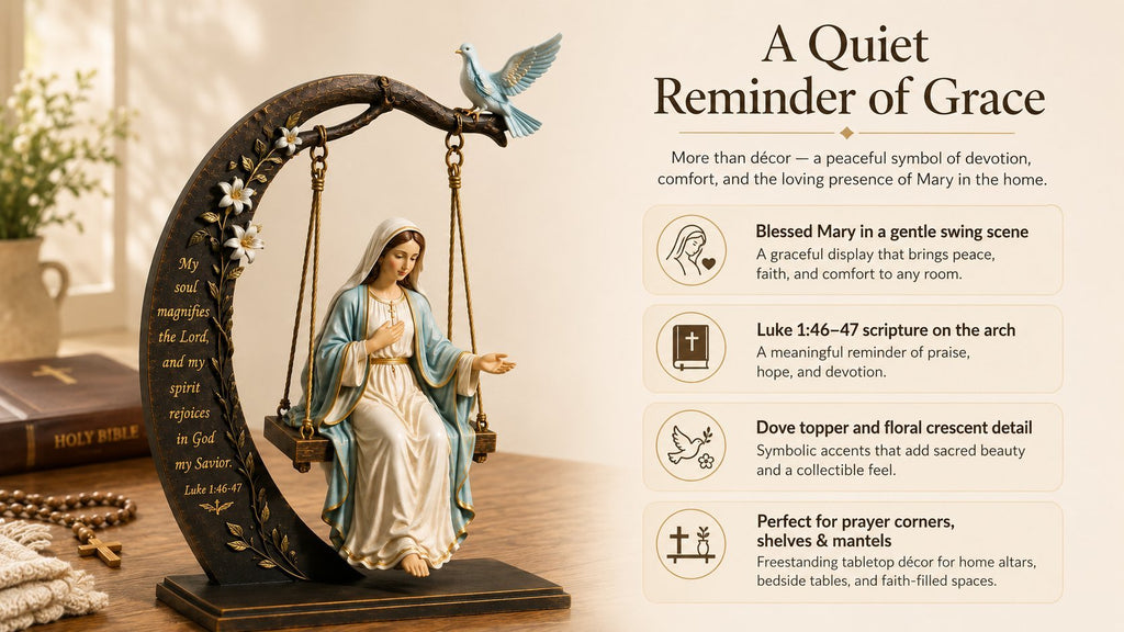 FaithGrace – Christian Jesus Swing Table Ornament