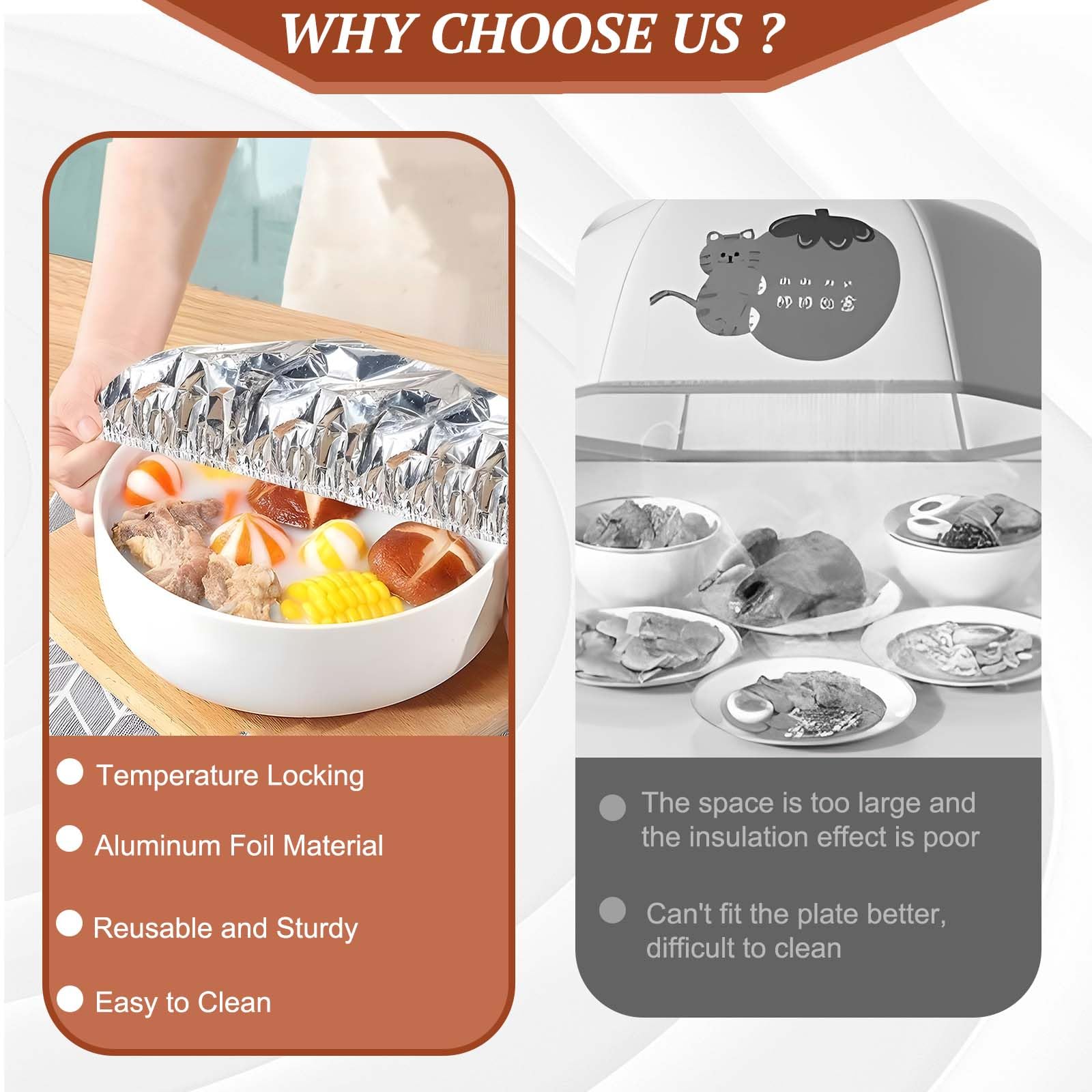 EcoSeal – Reusable Aluminum Food Covers