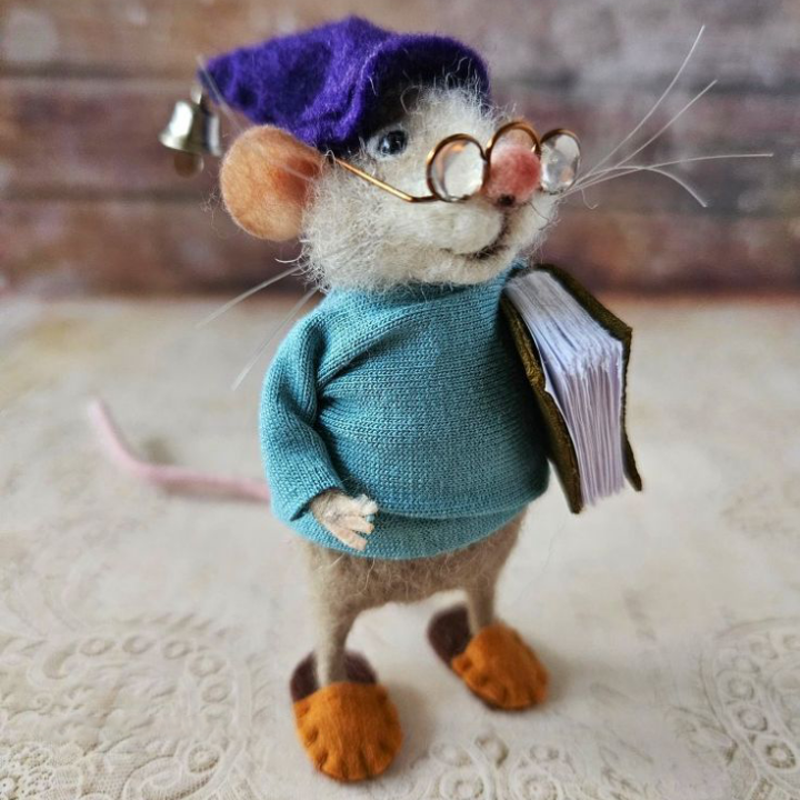 WhiskerWool - Needle Felted Mouse