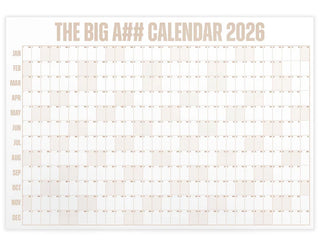 📅The Big A## Calendar 2026 - Flexible Dry-Erase Material