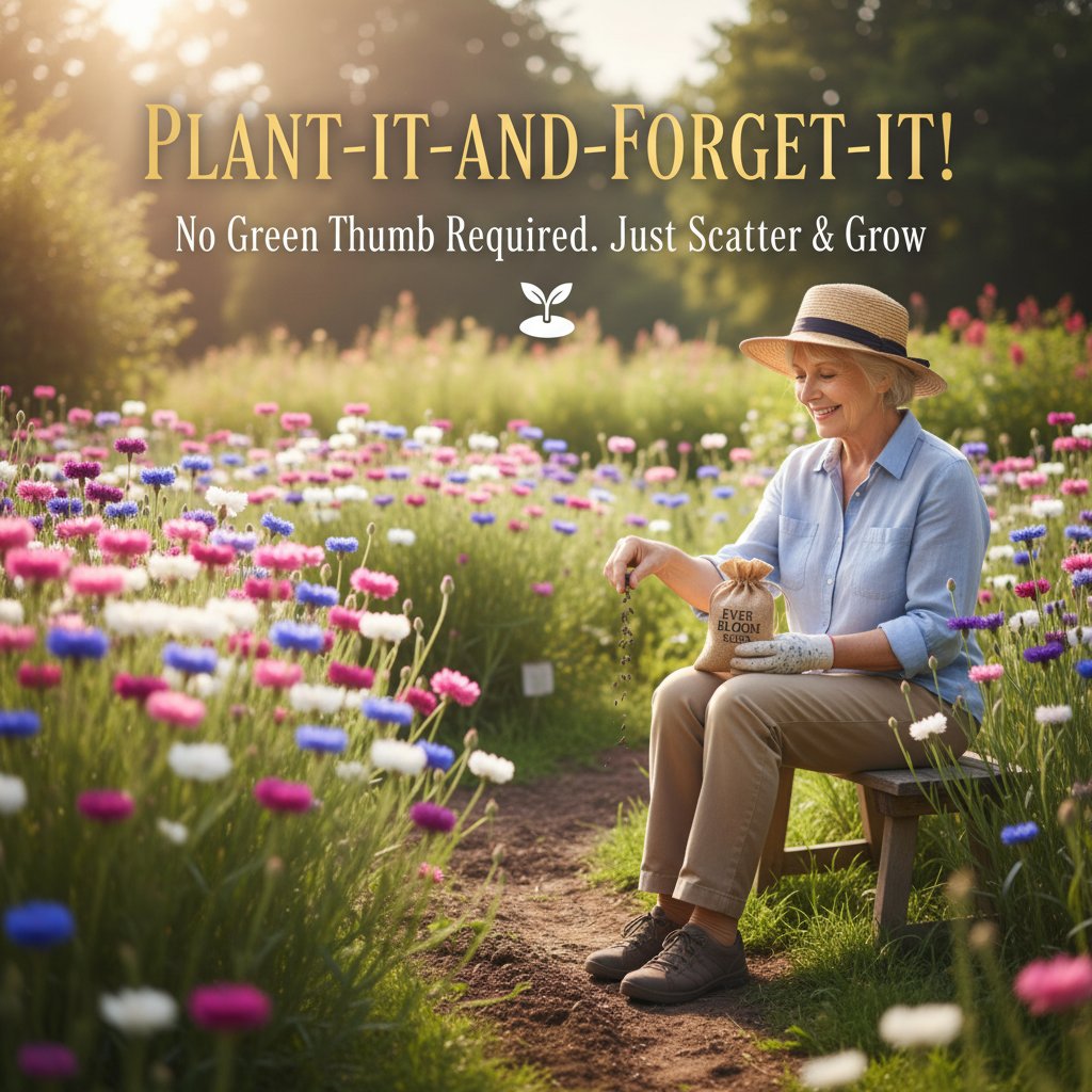 EndlessBloom – Resilient Cornflower Wildflower Seeds