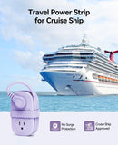AuroraLink – 4FT Travel Power Strip with 4 AC Outlets