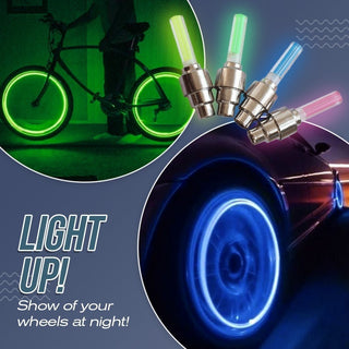 FlashRide - Auto-On LED Wheel Visibility Lights