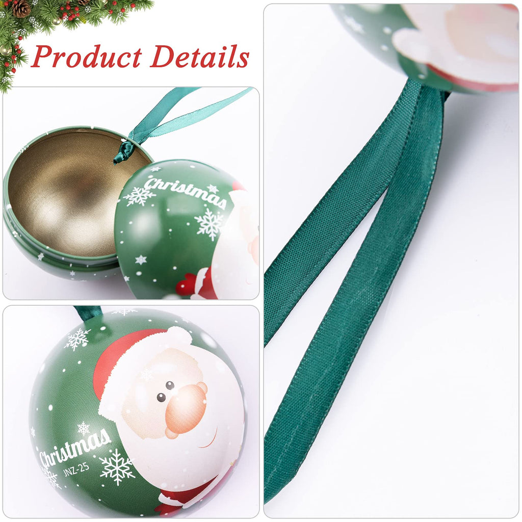 Festive Candy Jar Ball | Tree & Gift Ornament