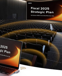 FlexBeam - Compact Wireless HDMI Projector for Movies & Presentations