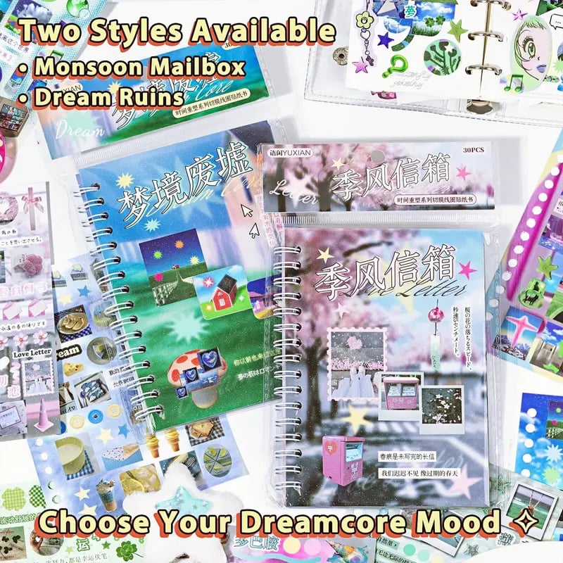 DreamPop – Dreamcore Aesthetic Sticker Book