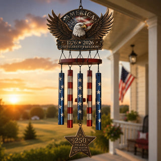 HeritageChime – Premium Patriotic Memorial Wind Chime