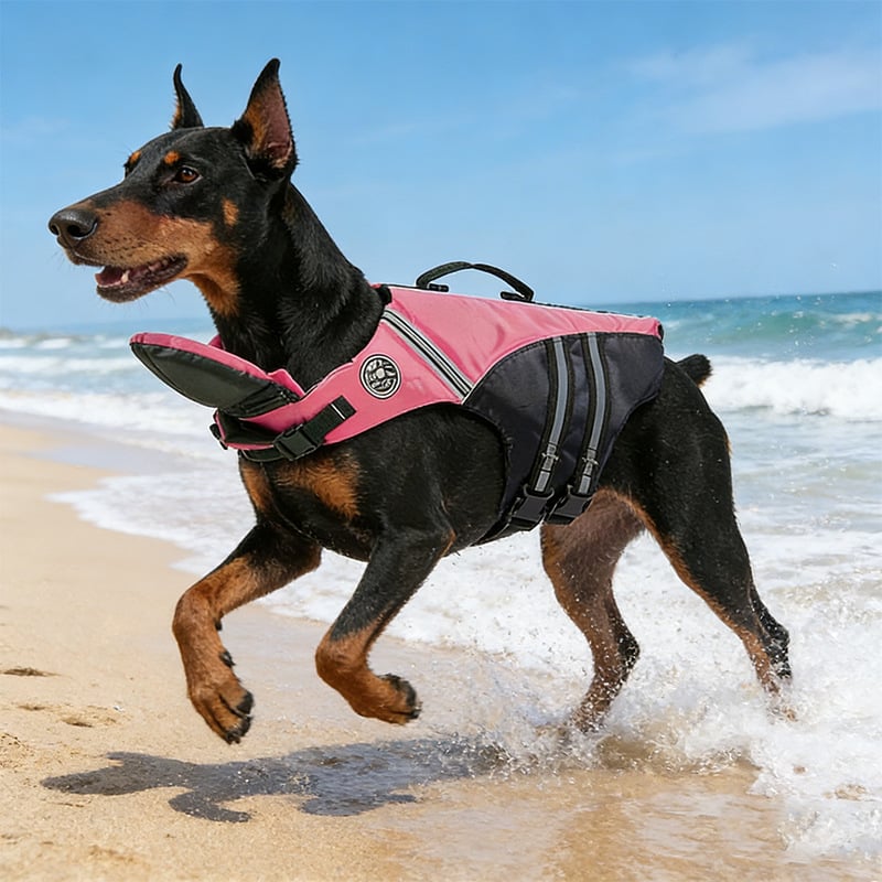 🐾Dog Life Jacket - High Buoyancy Foam, Adjustable Fit