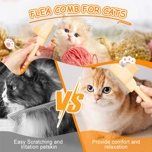 FleaFree - Self Cleaning Pet Grooming Brush