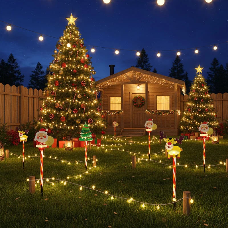 TwinkleMotion – 6-Pack Moving Christmas Lights