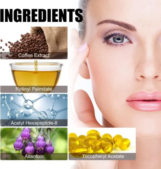 PerkGlow – Hydrating Caffeine Eye Cream For Wrinkles & Bags