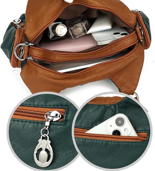 Women's Soft PU Leather Gothic Bag