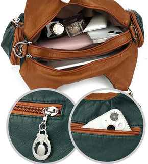Women's Soft PU Leather Gothic Bag