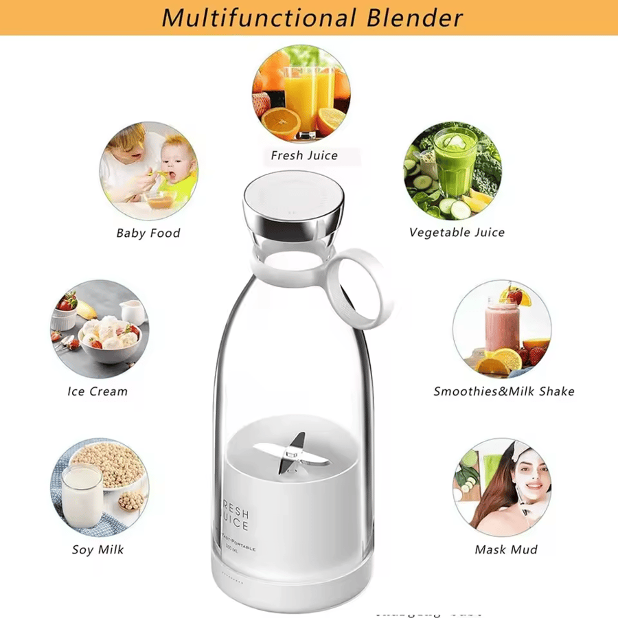 BlendCharge – Wireless Charging Portable Blender Cup