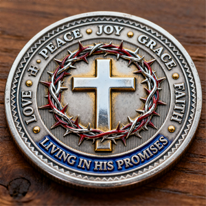 🌟 “YAHWEH – The True Light” Faith Commemorative Coin ✝️