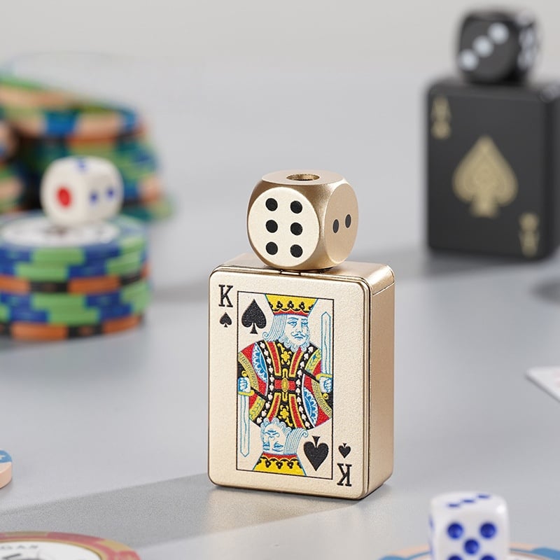 DiceSpark – Rotating Dice Lighter for Stress Relief