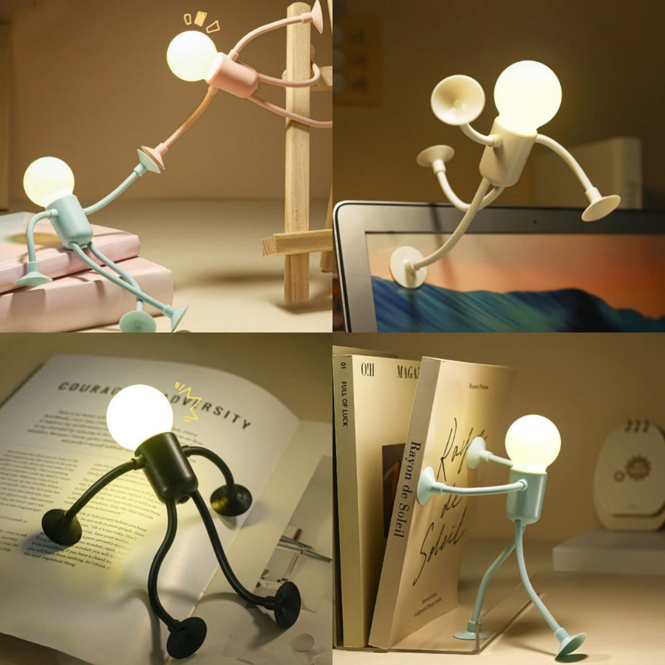 GlowBuddy - Playful Figure Night Light