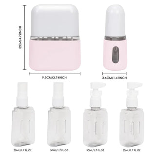 PackEase – Portable Shampoo Dispenser Kit