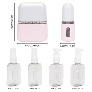 PackEase – Portable Shampoo Dispenser Kit