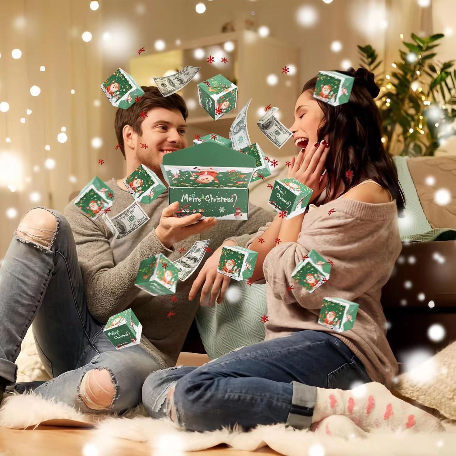 ConfettiBurst - Magical Explosion Gift Box for Special Moments