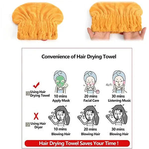 Super Absorbent Hair Wrap marnetic