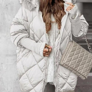 Nordelle – Women’s Patchwork Knit Sleeve Parka