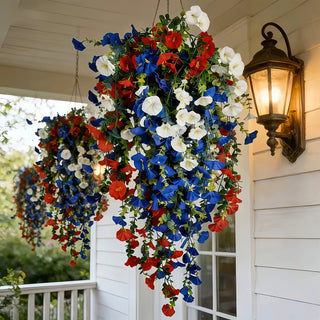 LibertyBloom – Patriotic Hanging Flower Baskets