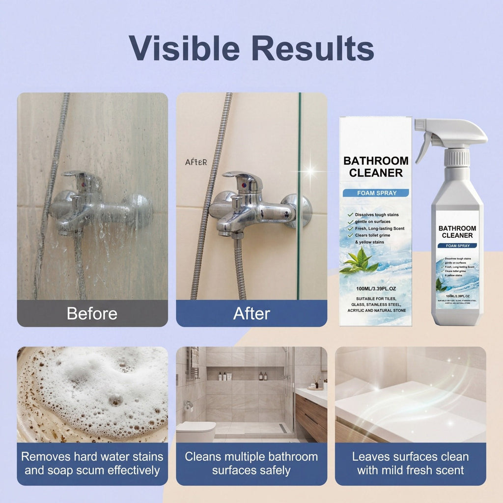 FoamShine – No Scrub Bathroom Cleaner