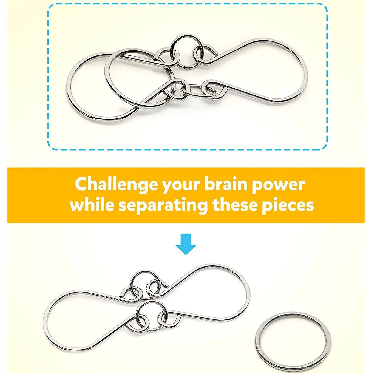 Disentanglement Iron Link Unlock Interlock Game Marnetic