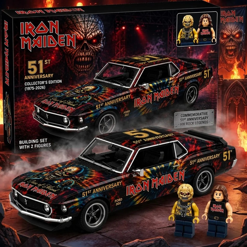 MetalForge– Vintage Muscle Car Building Block Set