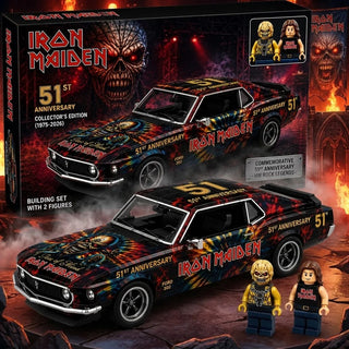 MetalForge– Vintage Muscle Car Building Block Set
