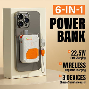 FlexCharge – 6-in-1 10000mAh Power Bank