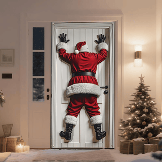 SantaStep – Festive Christmas Door Decoration Banner