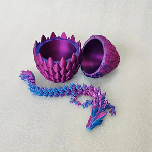 3D Dragonstone Articulated Crystal Serpent marnetic