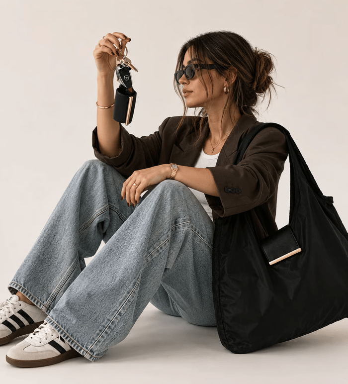 LuxeFold – Stylish 2-in-1 Convertible Carry Bag