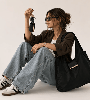 LuxeFold – Stylish 2-in-1 Convertible Carry Bag