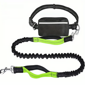 LeashEase – Zipper Pouch Running Dog Leash