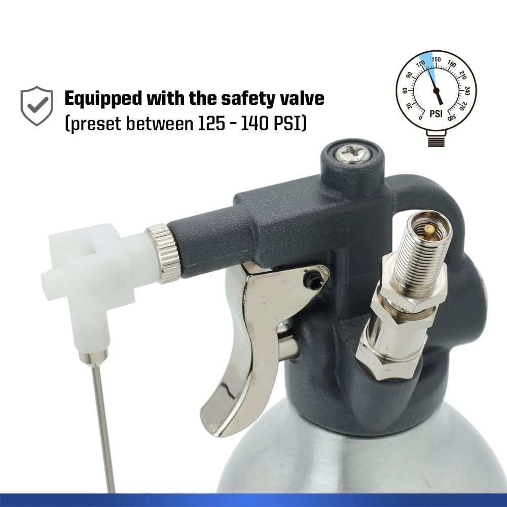 🛠️Heavy Duty Aluminum Spray Can | Max 140psi | High Pressure Refillable Air Sprayer