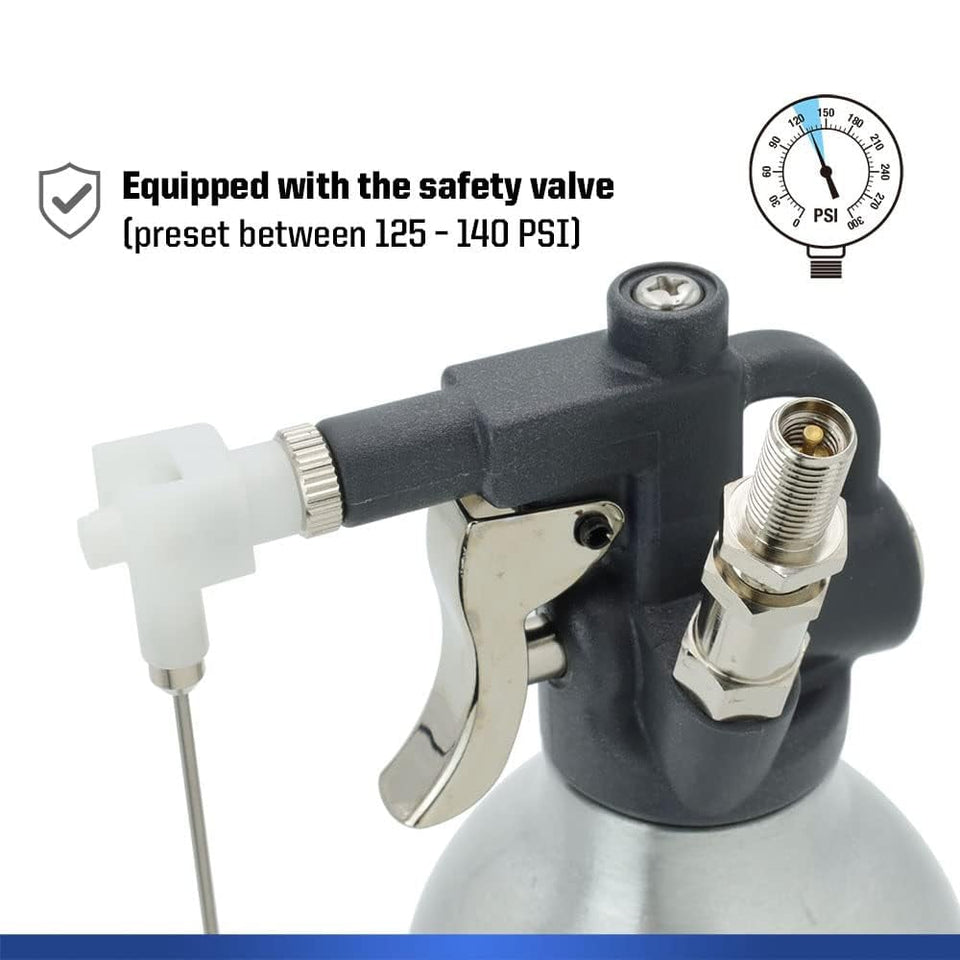 🛠️Heavy Duty Aluminum Spray Can | Max 140psi | High Pressure Refillable Air Sprayer
