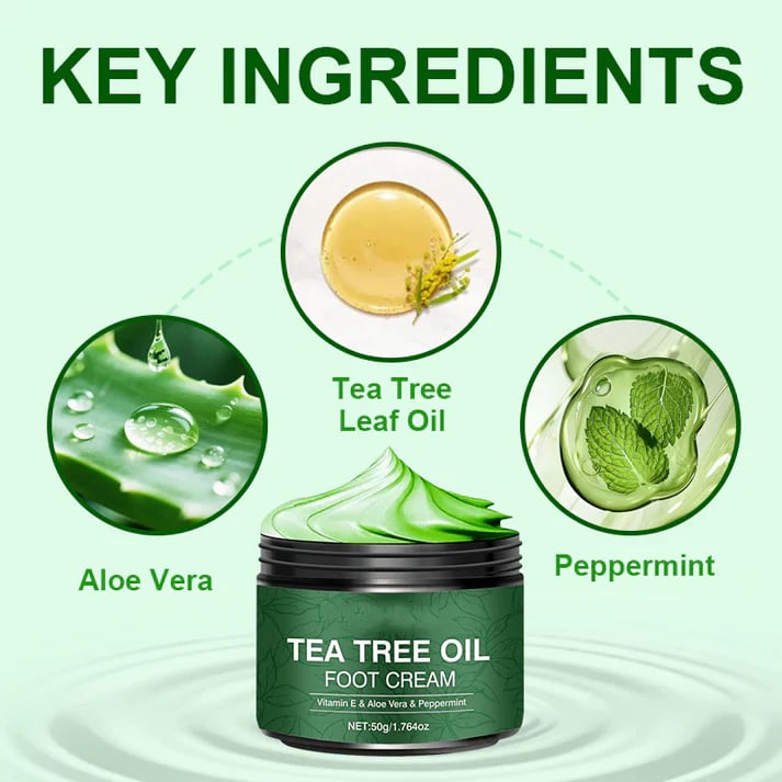 HerbaSoothe – Aloe Vera & Tea Tree Foot Moisturizer