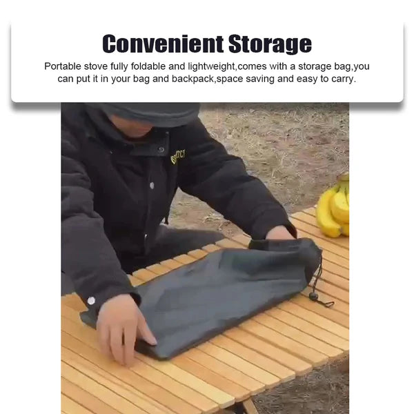 CampGrill – 3 Height Adjustable BBQ Grill with Carry Bag