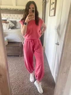 LUNARA - Everyday Ease Terry Jumpsuit