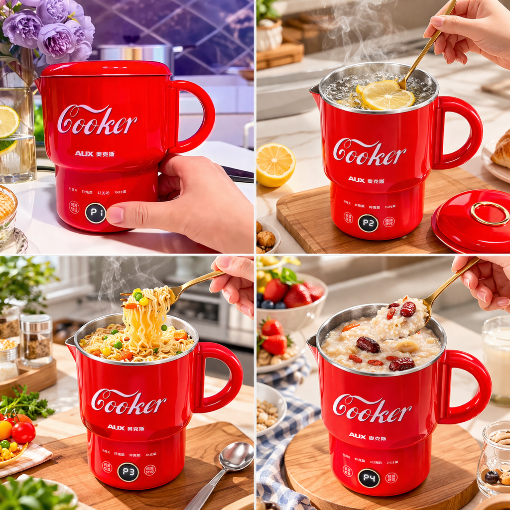 CookMate – Portable Electric Kettle & Mini Cooker
