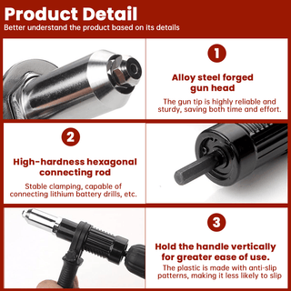 SpeedRivet - Electric Drill Riveting Adapter – Fast & Efficient