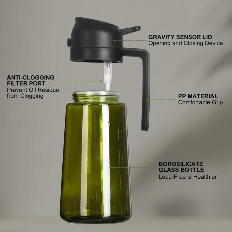 FlavorMist – Glass Oil Sprayer & Dispenser
