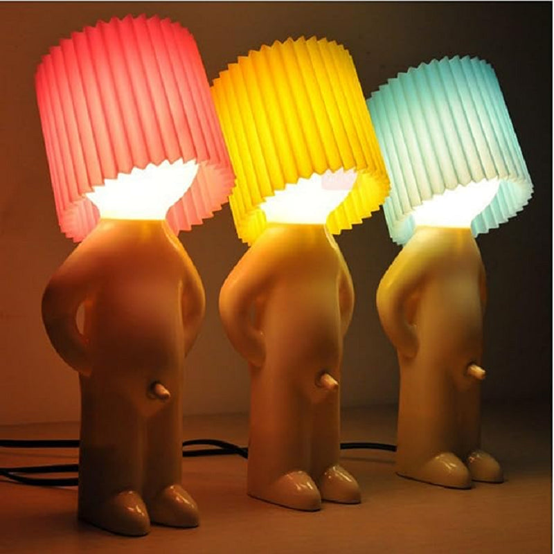 Shy Man Creative Table Lamp
